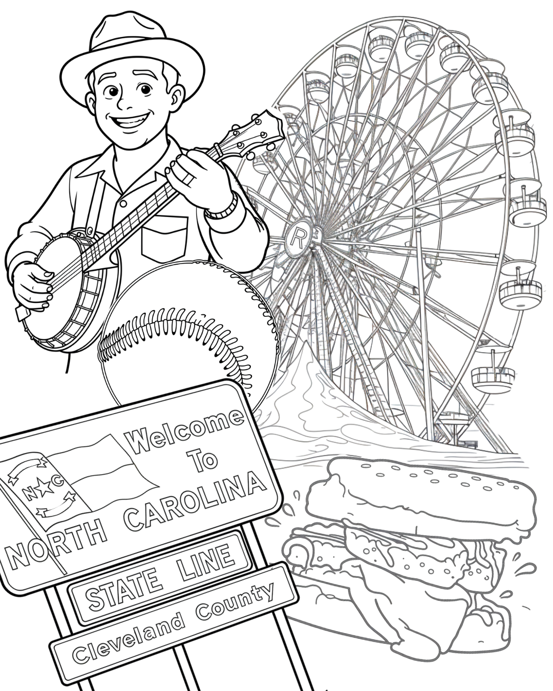 Coloring Book Page 1